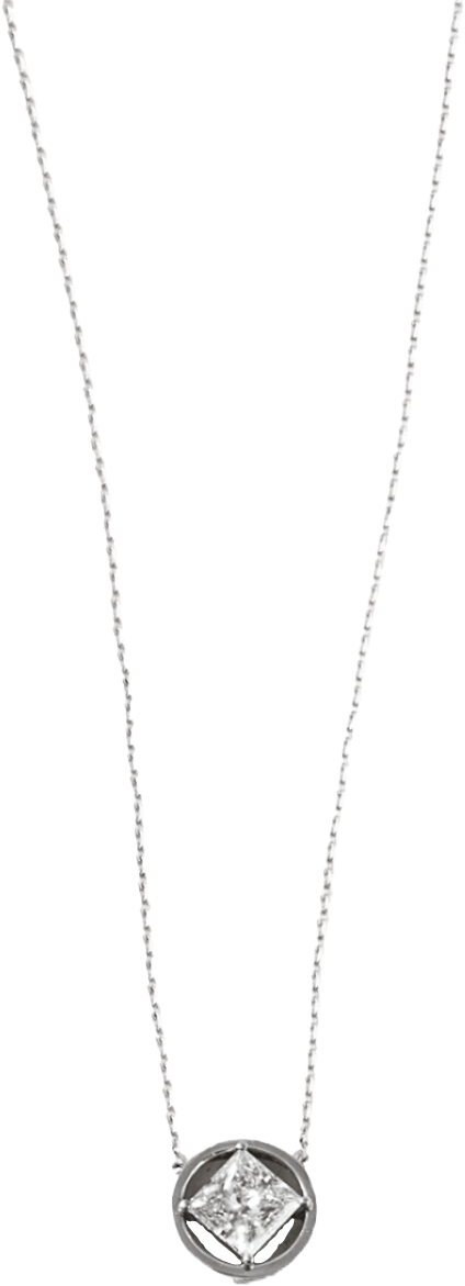 Snyggt halsband med diamantberlock, perfekt för julens festliga tillfällen.